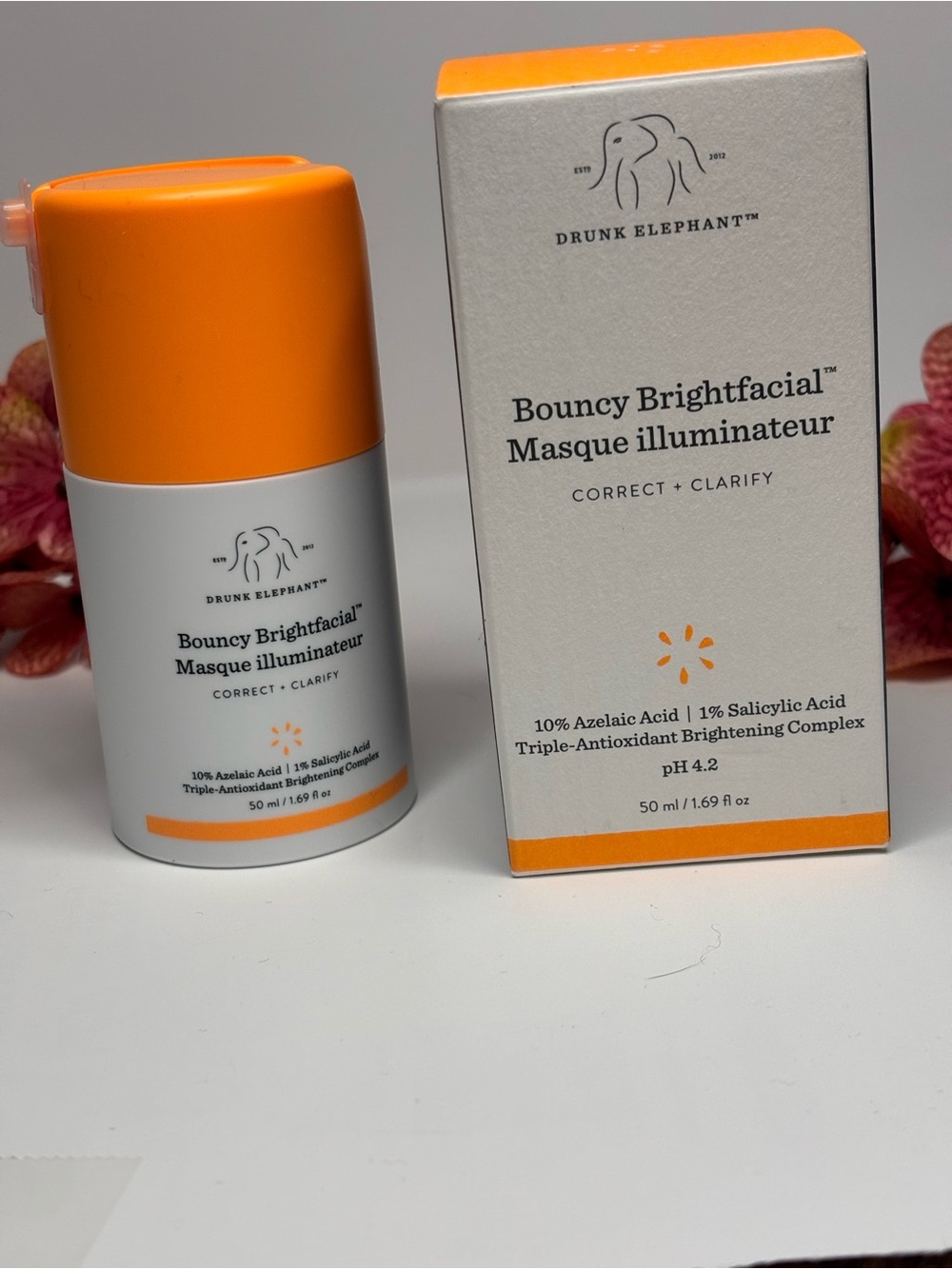 Drunk Elephant Bouncy Brightfacial Mask —1.69 Fl. Oz. NWT